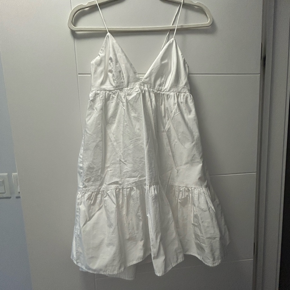 White Zara dress - size small